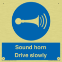 sound-horn-drive-slowly-warehousing-and-delivery-sign~